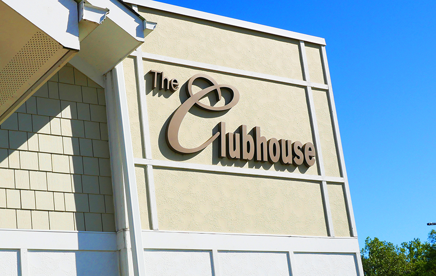 Clubhouse Sign